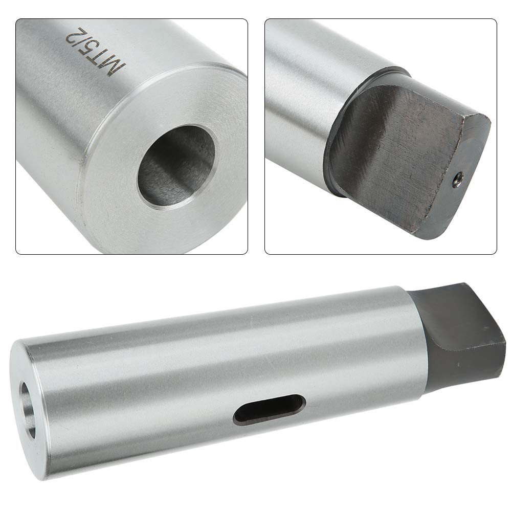 Taper Reducing Adapter, Silver High Hardness Wear MT5 to MT2 for Metalworking