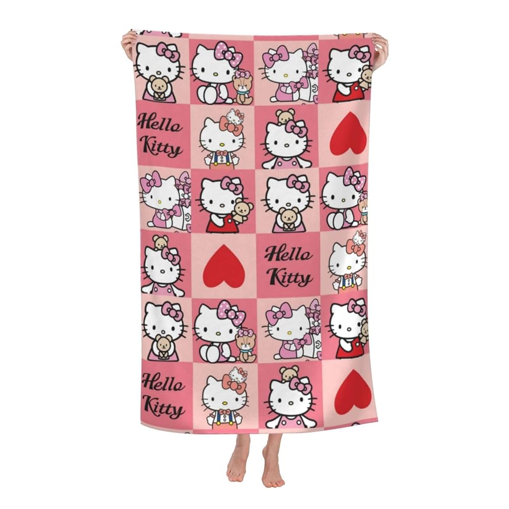 ハローキティ　大判バスタオル Amazon｜バスタオル ハローキティ 大判 マイクロファイバー