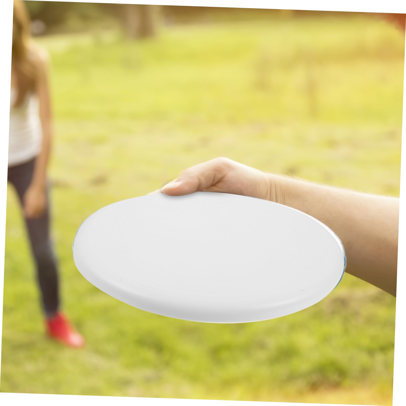 Toyvian Interactive Outdoor Flying Disc Soft Foam Disc Toy Flying Saucer for Boys and Girls Adults