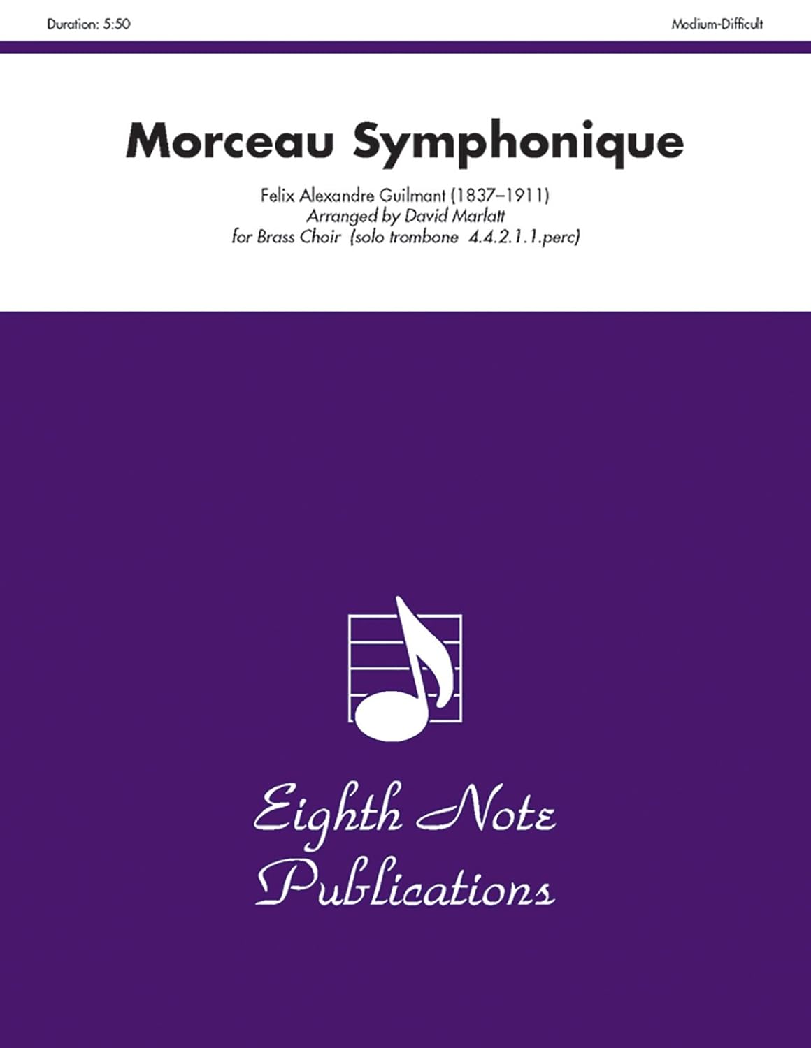 Morceau Symphonique: Solo Trombone Feature, Score & Parts (Eighth Note Publications)      Paperback – September 1, 2012