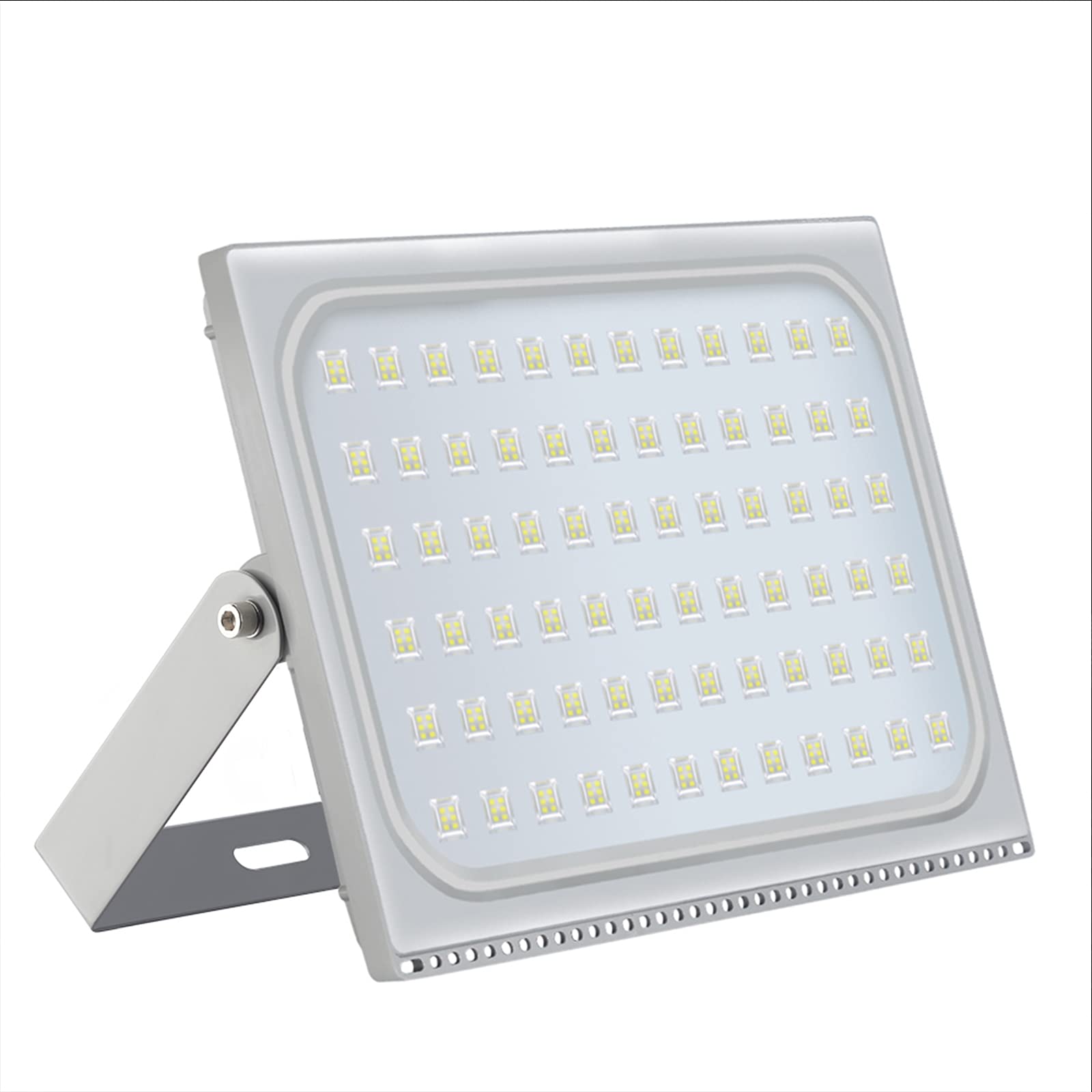 500W LED Flood Light Outdoor - papsbox 50000lm LED Work Light Waterproof IP66 Floodlight Fixture 6500K Daylight White Super Bright Security Light for Garden Yard Garage NO Plug
