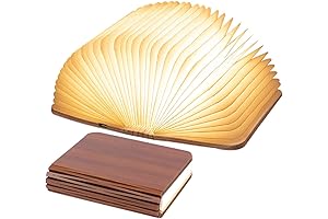 XIUDI 8 Colors Mini Folding Book Lamp - A Decorative Beacon for the Book Lovers