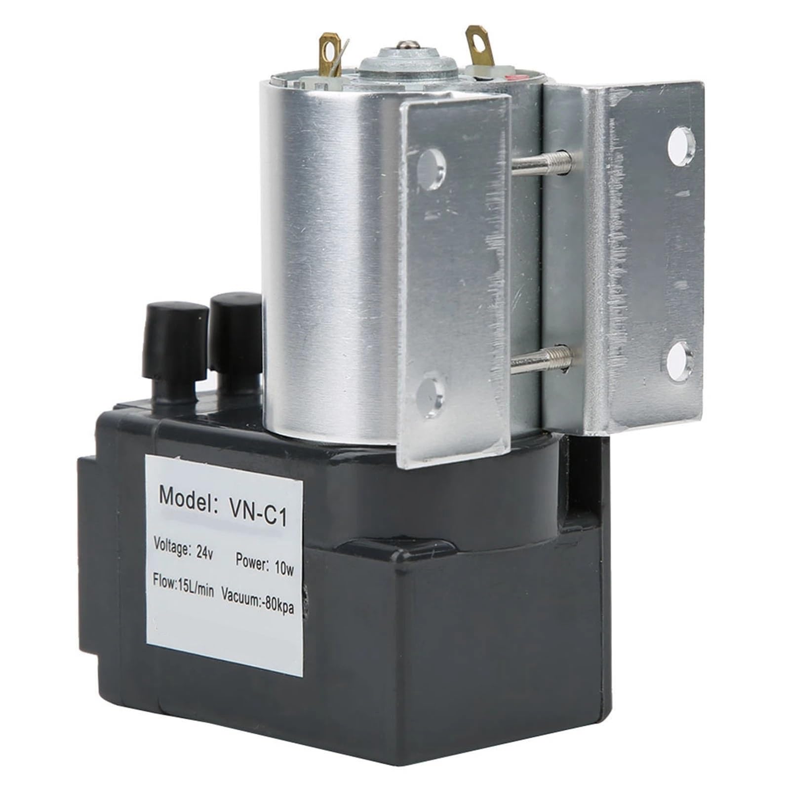 DC24V/DC12V 10W Vacuum Suction Pump Negative Pressure with Stand ‑80kpa 1Pcs(24V)
