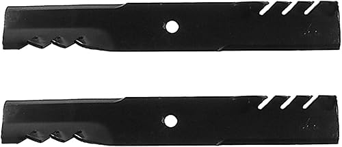 2PK Hoja de mulching dentada de EE.UU. para Exmark 42" Quest E-Series QZE702GEM42200