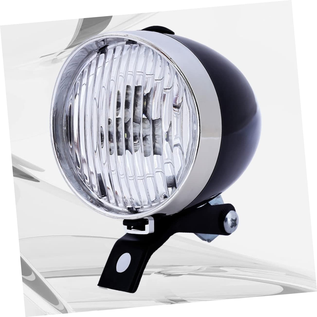 NAMOARLY Vintage Front Bike Light LED Headlight for Mountain Cycling Retro Design with Beam Angle Easy to Operate for Evening Rides and Outdoor Activities