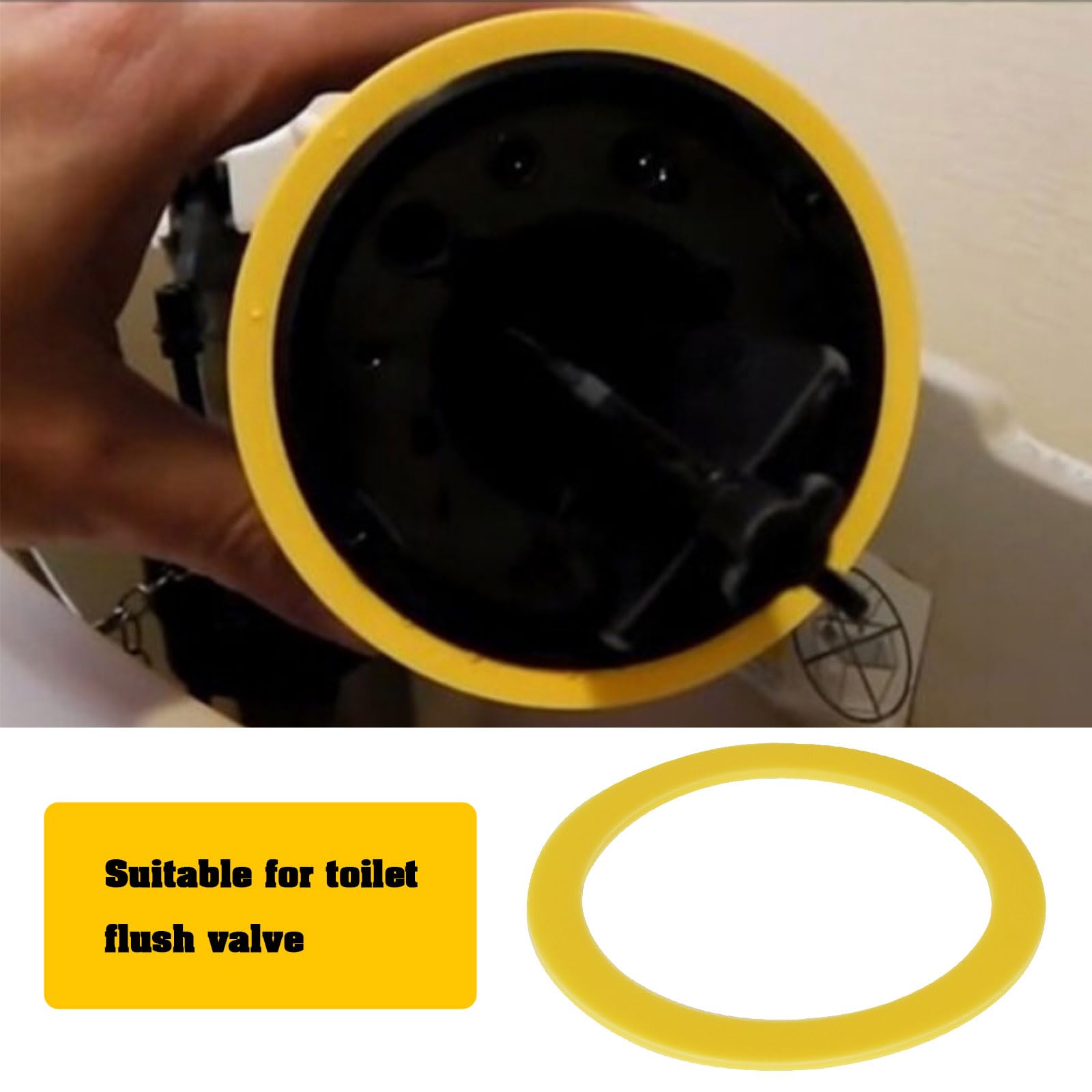 ECSiNG 6 Pcs Flush Valve Seal Toilet Seals Compatible with Kohler Toilet Flush Valves Silicone Replaces Seals Gp1059291 and 2475620 - Image 3