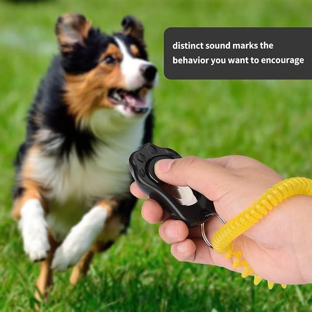 Foto 4 de 8 de Adiestramiento de Mascotas Clicker Ajustable 3 Engranajes Adiestramiento de Perros Pata de Clicker…