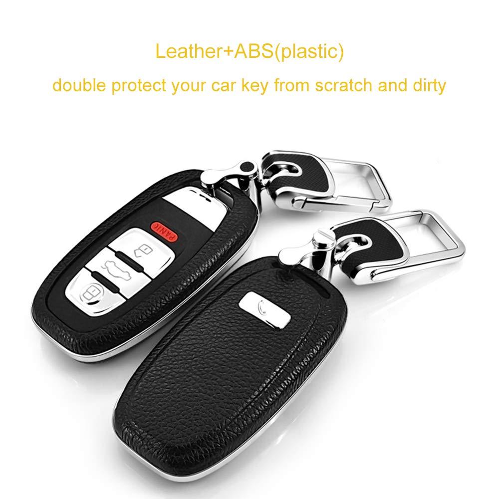 ontto Custodia per chiave auto, adatta per Audi A4 B9 A5 A6