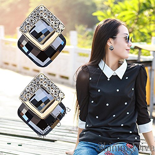 Italian Collection Plated Drop Earrings