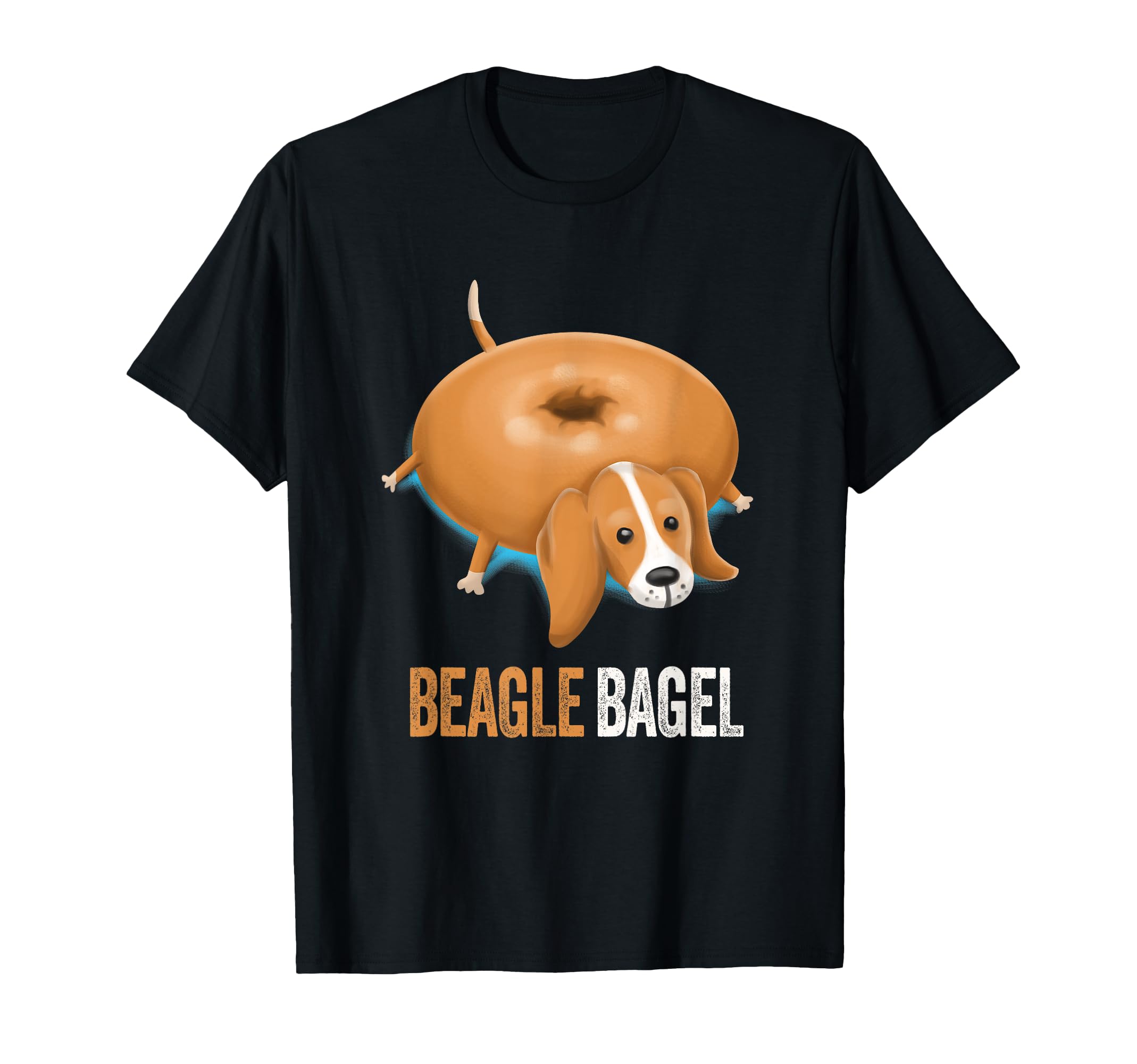 Beagle Dog Bagel Bread Pun Funny Animals Men ...