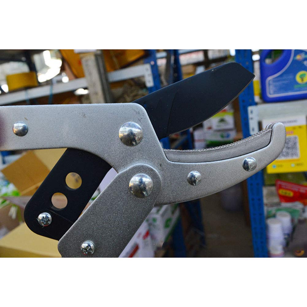 NANANA Amboss-Astschere - Ausziehbarer Rasiermesser-Astschere-Astschere - Teleskop-Aluminium Leichter Griff Gartenhecken-Astschere