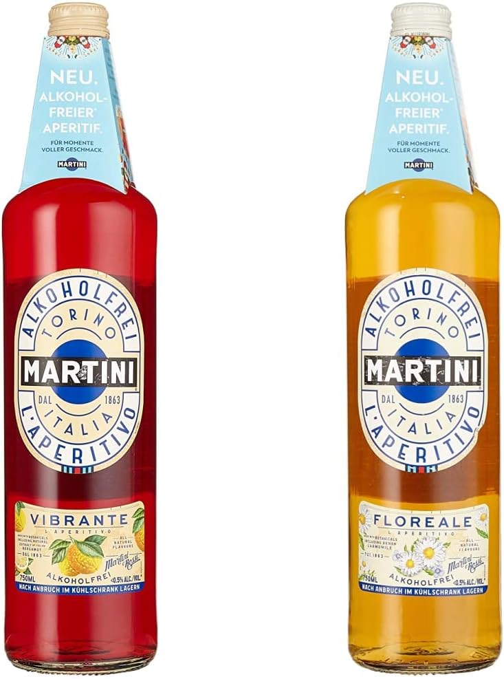 Martini alkoholfrei Vibrante Aperitif (1 x 0,75 l) & alkoholfrei