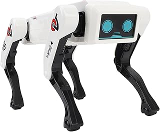 Asixxsix Smart Robot Dog, Cute Programmable Quadruped Robot with Music Light Dance Effects, Wide Range of Functions, Voice...