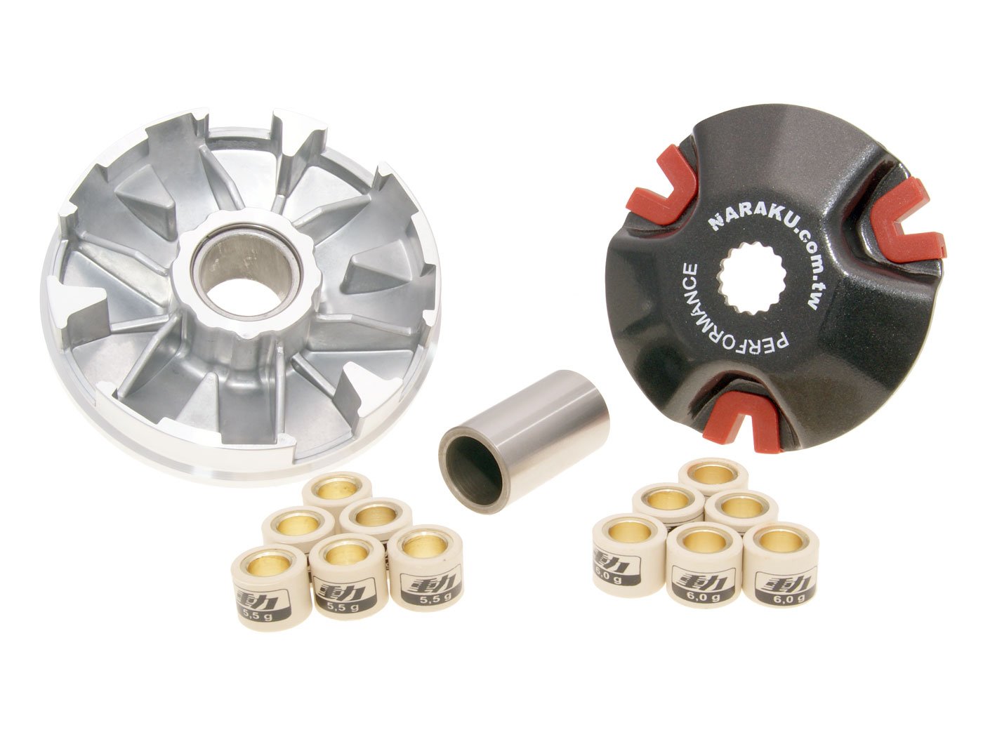 Variomatik Naraku Racing V.2 16mm für CPI, Keeway, China 2-Takt, Silber
