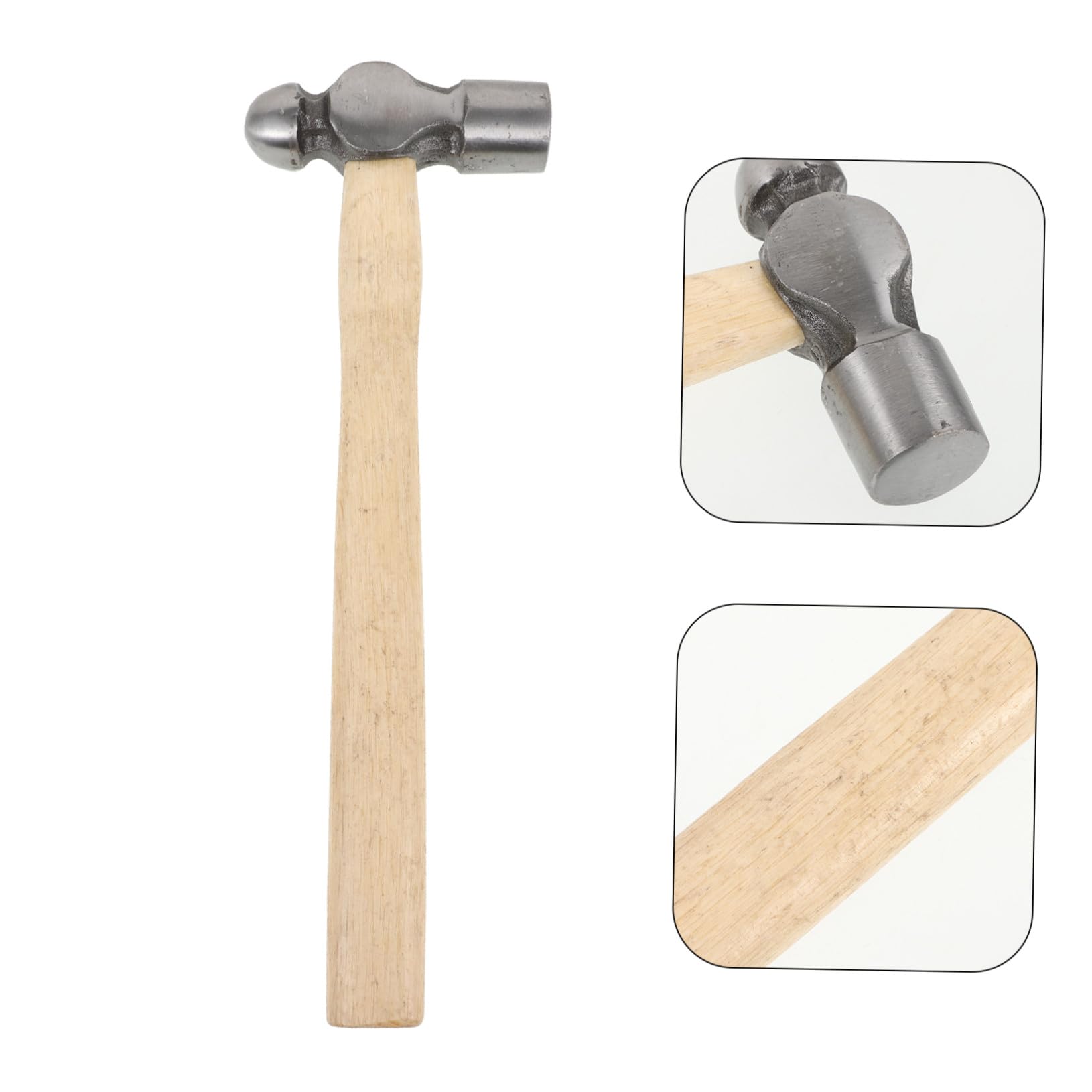 Martillo Encofrador de Mango con Cabeza Redonda Herramienta Ergonómica para Carpintería Accesorio Resistente para Trabajos de Madera y Construcción