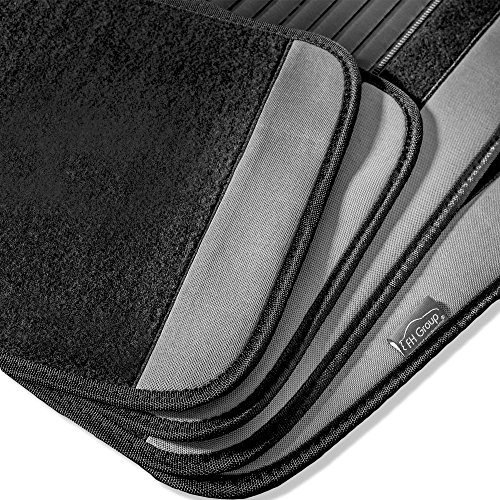 Fh Group Universal Fit Premium Carpet Automotive Floor Mats Fits Most Cars, Suvs, And Trucks With Driver Heel Pad, Full Set Gray #TOP7