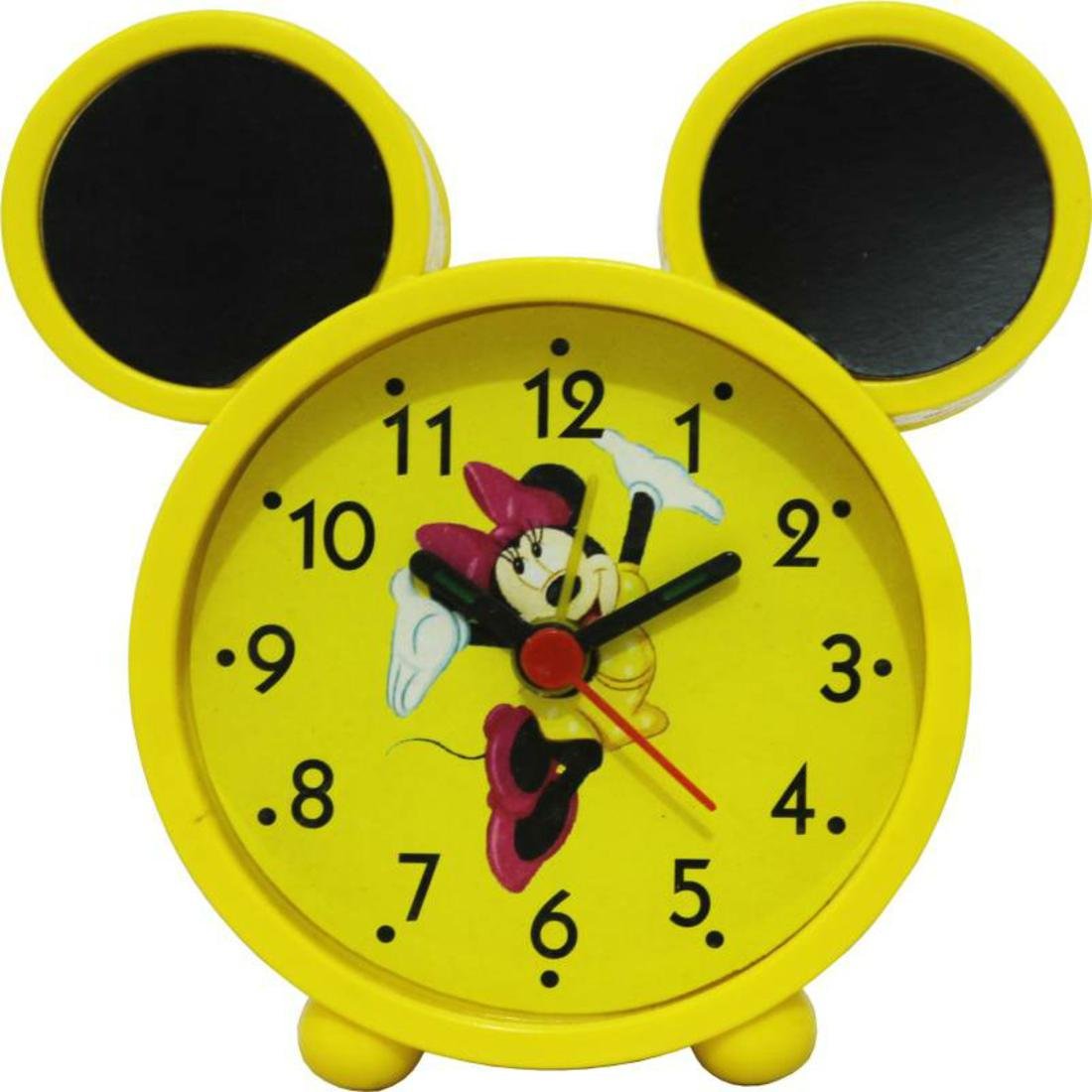 Buy Mickey Mouse Clock Plastic Daisy Yellow Analogue Clock (709) Online