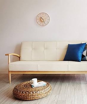 Amazon.co.jp: ZHhome 和室スタイルの竹の壁時計、手作りの