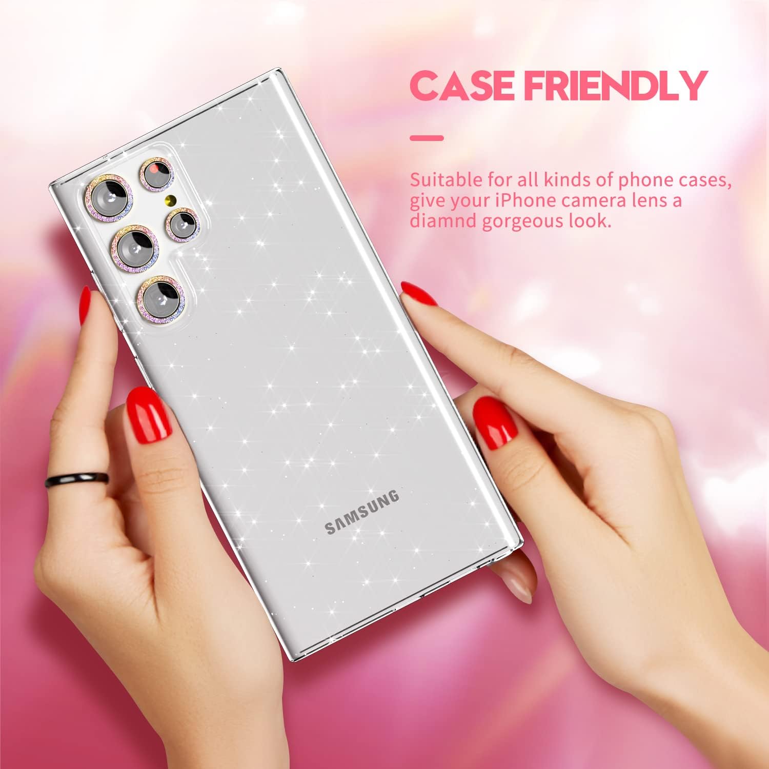 Buy oakxco for Samsung Galaxy S22 Ultra Camera Lens Protector Bling