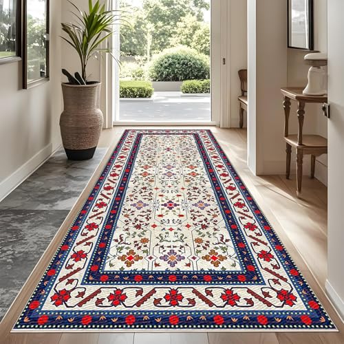 YUEAENK Alfombra Cocina Lavable Antideslizante 40 x 80 cm Alfombra Larga Antideslizante Alfombra Cocina Habitacion Alfombra Pasillo Larga Alfombrilla de Suelo para baño Inodoro