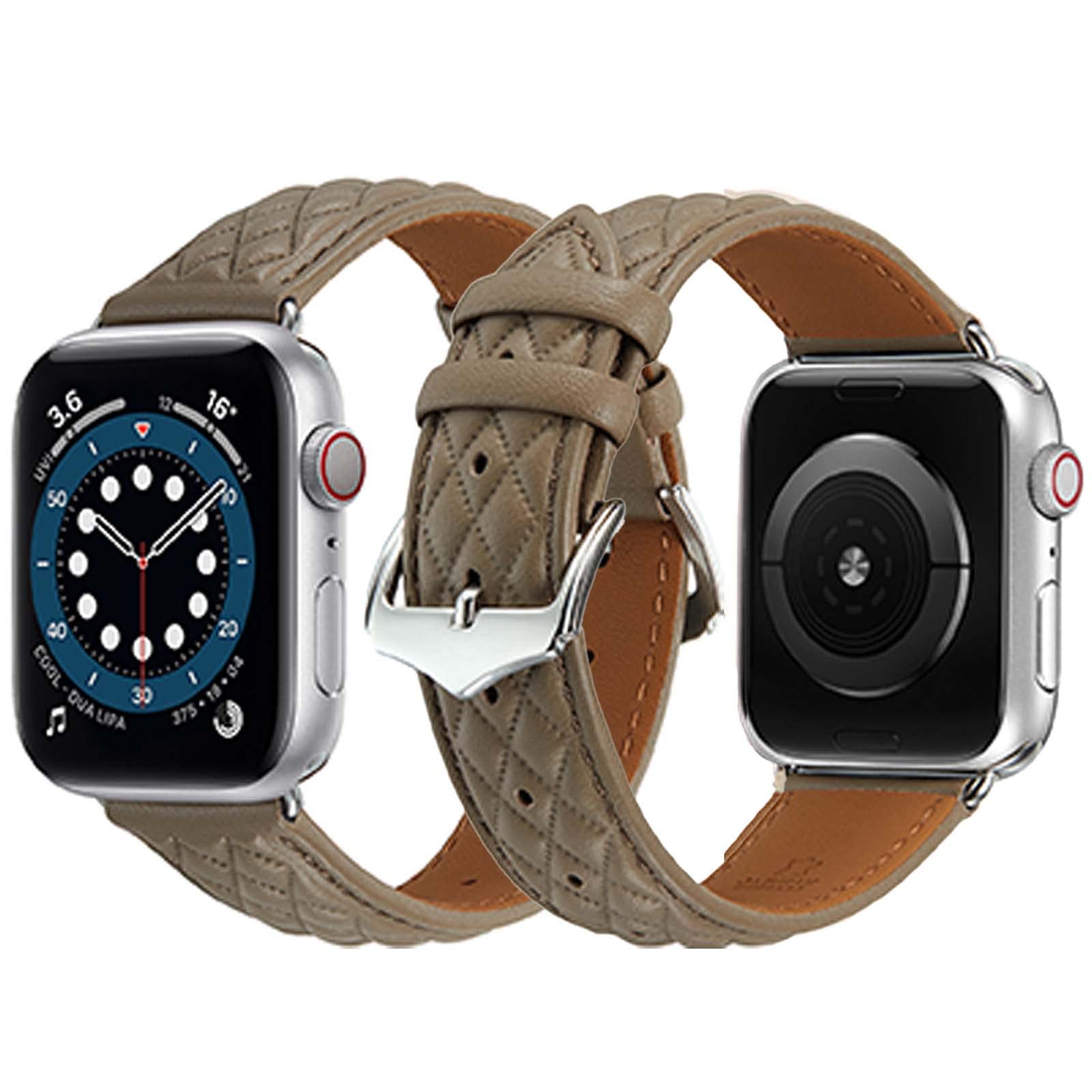 GLDCAPA Compatible with Apple Watch Band 49mm 45mm 44mm 42mm 41mm 40mm 38mm, Genuine Leather Bands Strap for iWatch Ultra SE2 SE Series 8 7 6 5 4 3 2 1