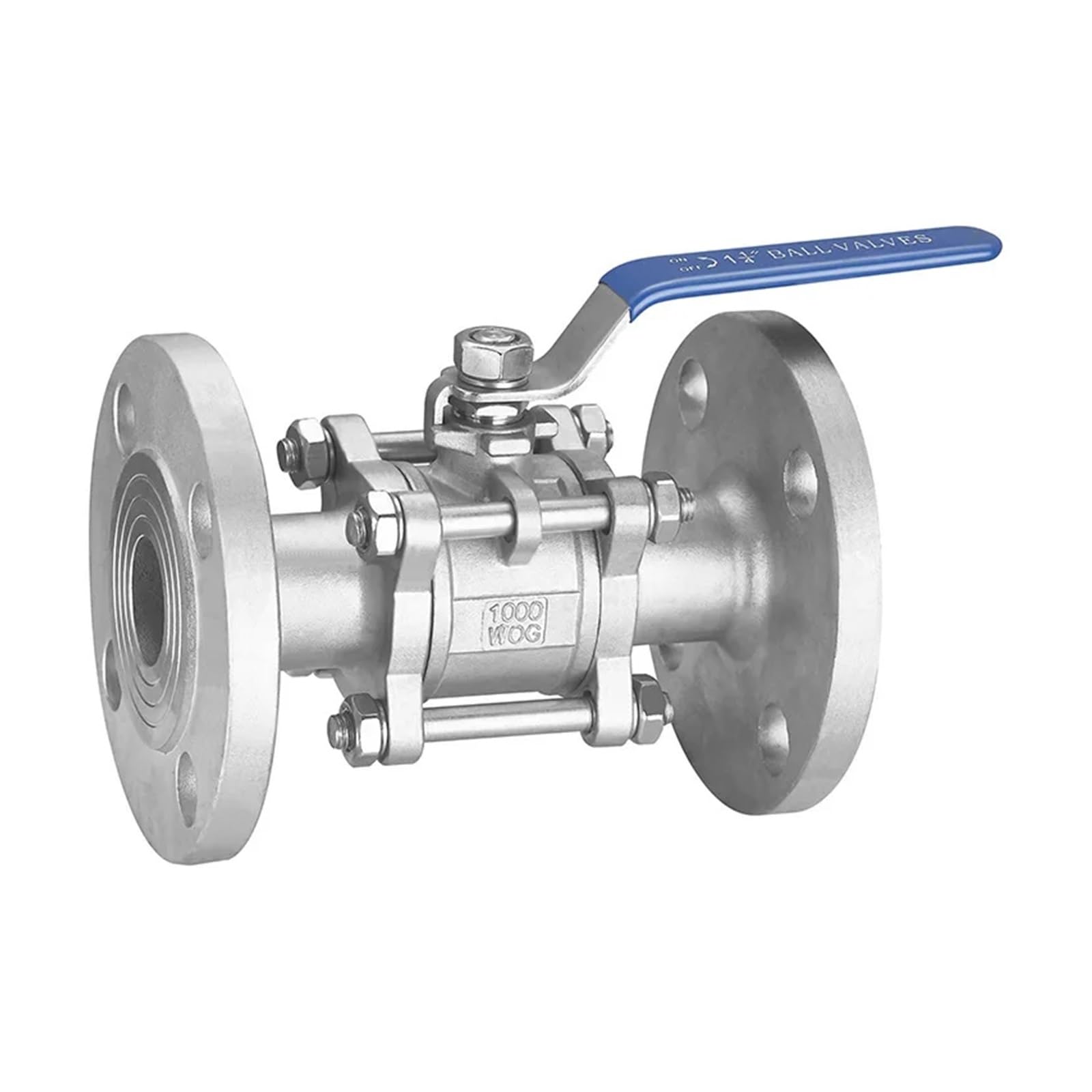 Vanne à tournant sphérique 1 pouce en acier inoxydable SS304