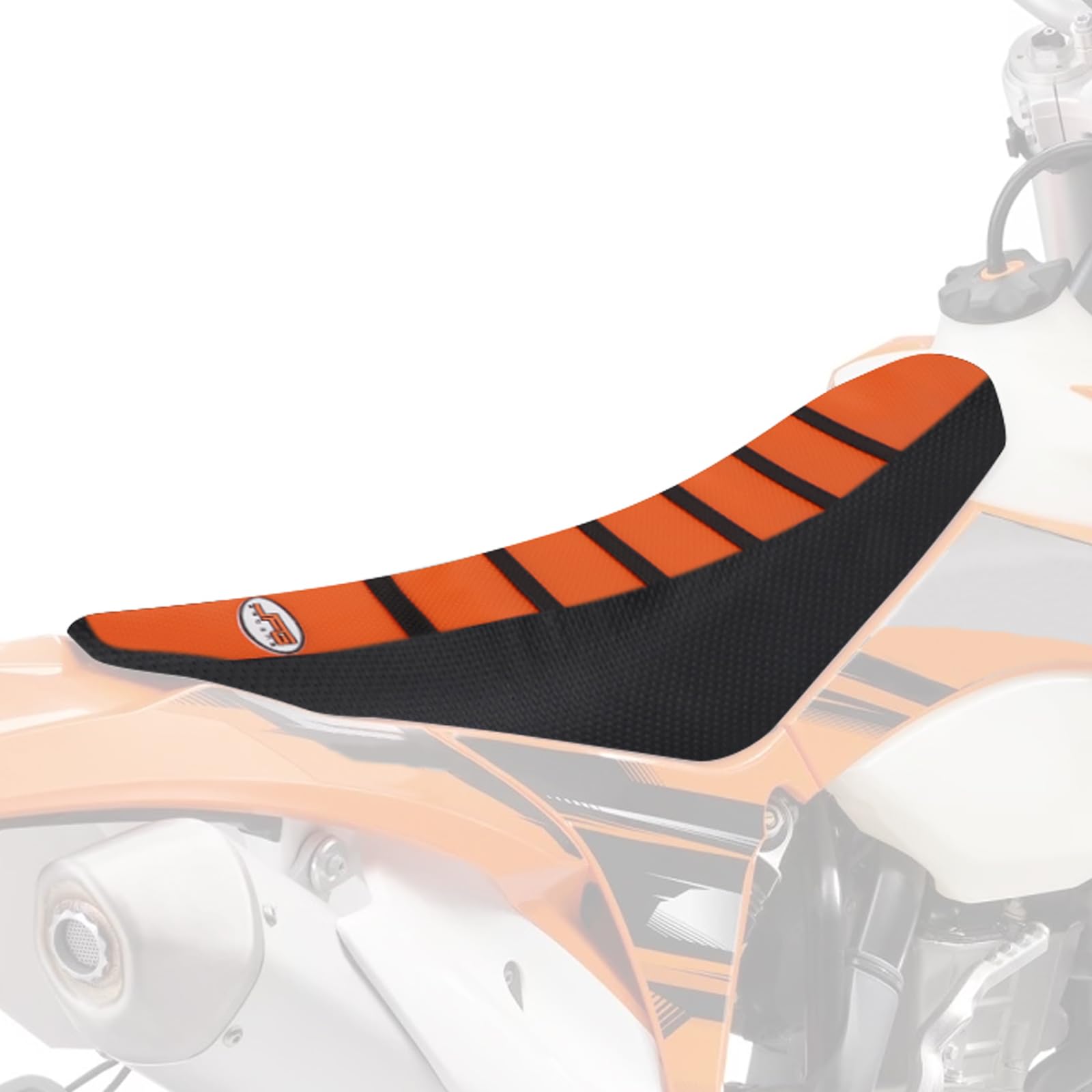 JFG RACING Coprisedile morbido per 85 105 SX 125 EXC 125 150 SX XC 200 EXC XC-W 250 SX SX-F XC-W XC 300 EXC XC XC-W 350 SX-F 450 EXC 450 SX SX-F XC- W 500 EXC XC-W W 525 SX-Arancione