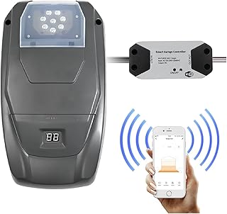 Automatic Sliding Gate Opener Garage Door Opener Intelligent WiFi Control Door Automatic Opening and Closing Maximum Driving Force 1200N Pure Copper Motor, Durable and Reliable