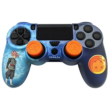 Fr Tec Dragon Ball Super Combo Pack - Protective Controller Skin Sleeve + Finger Grip + Decal Sticker PS4 PS3 PS2