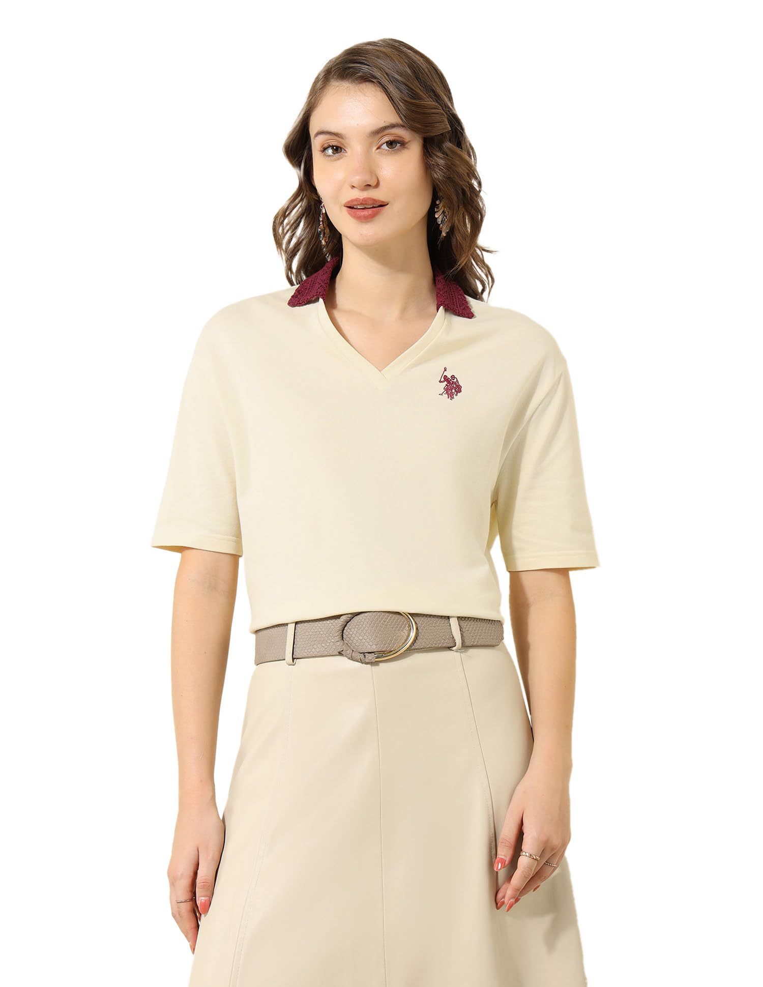 Women's Regular Fit Polo Shirt-image-44
