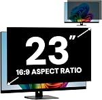 27 Inch Computer Monitor Filtre d'écran de confidentialité pour 16:9 Aspect Ratio Monitor, amovible écran de confidentialité de l'ordinateur et 27 Filtre à lumière anti-bleu de pouce
