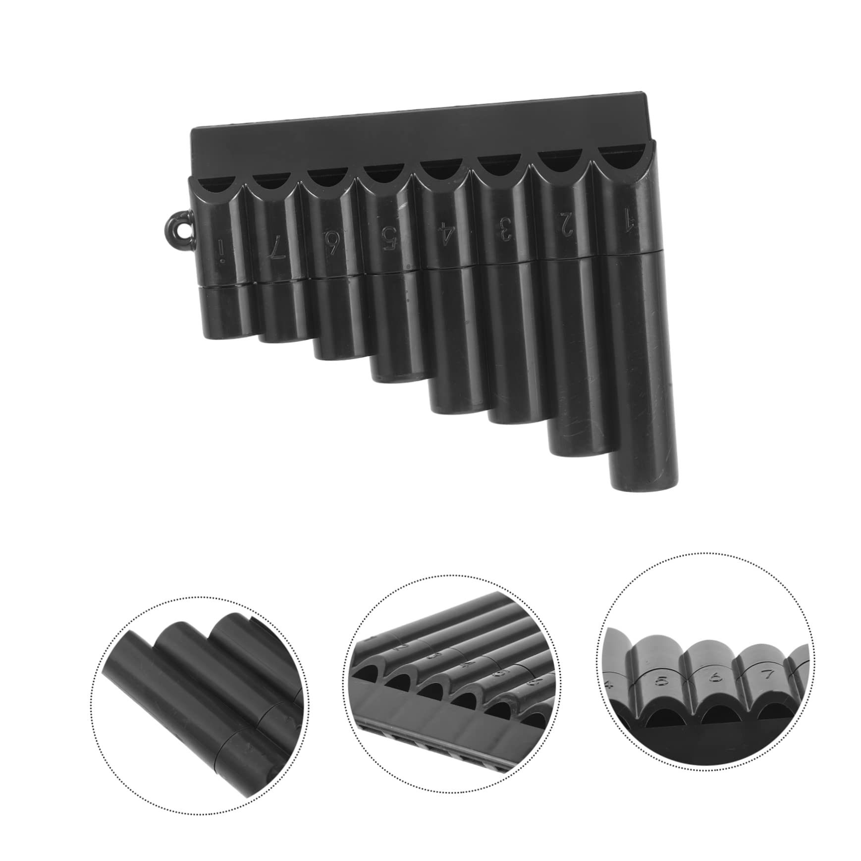 BIUDECO 8 Mini Pan Flute Portable Tube Flute for Easy to Play Beginner Musical Instrument present for Young Musicians and Students