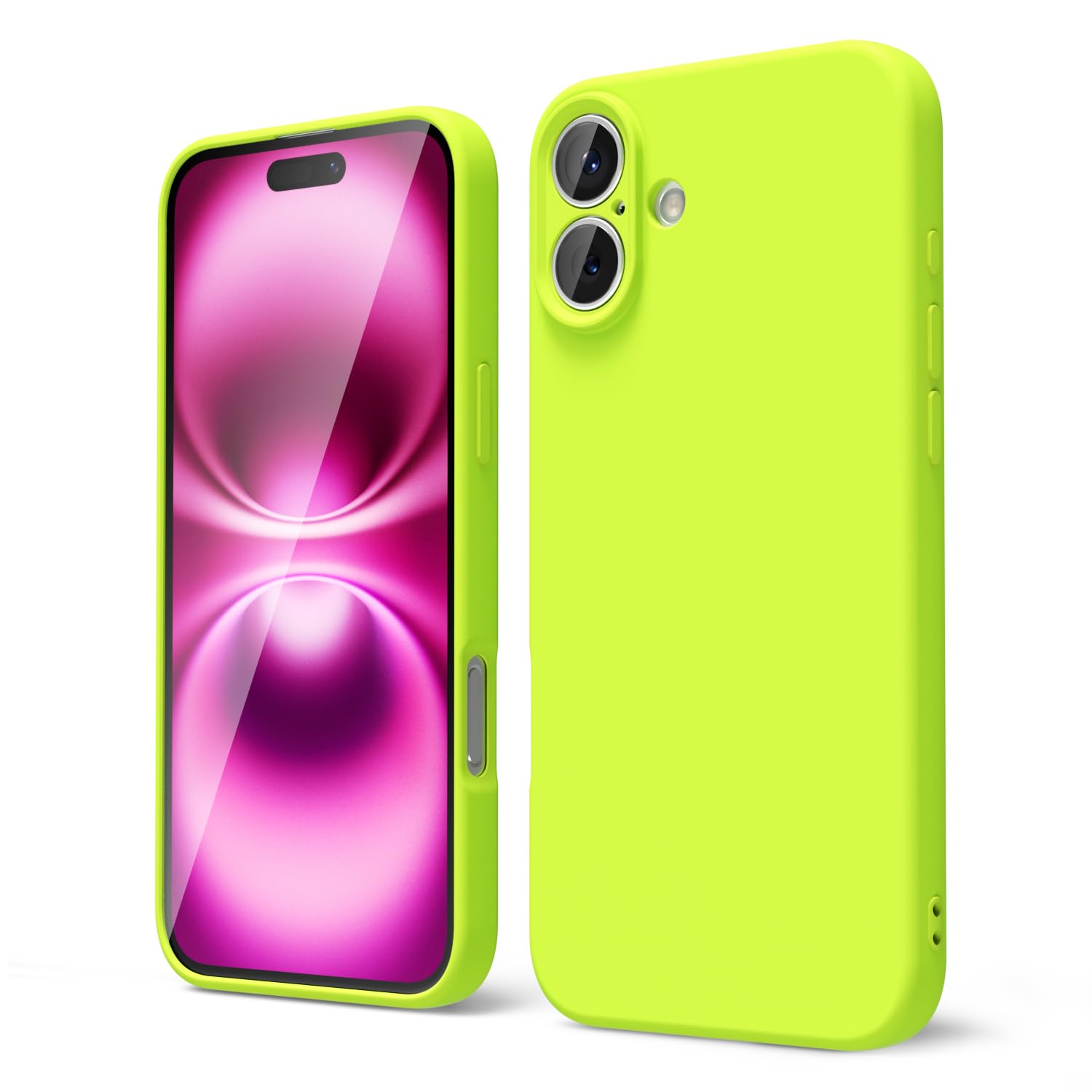 oakxco for iPhone 16 Pro Max Case Liquid Silicone, Soft Rubber Gel Elegant Aesthetic Basic Simple Cover, Cute Thin Slim TPU Matte Solid Color Plain Smooth Case for Women Girl, Light Pink — view 828
