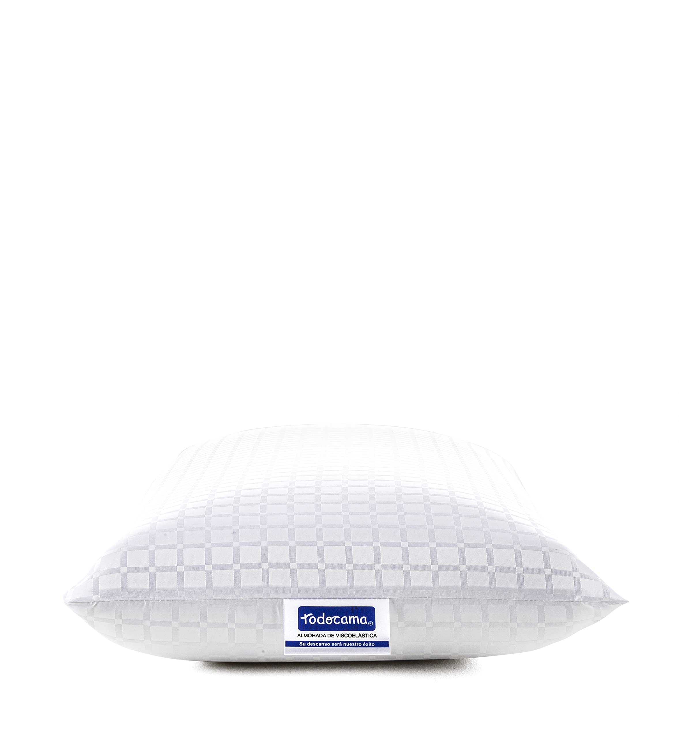 Todocama - Almohada viscoelástica Luxury Hotel. Doble Funda con Cremallera. Funda Jacquard con Tratamiento antiácaros. Termorregulable adaptabilidad al Cuello. (150 cm)