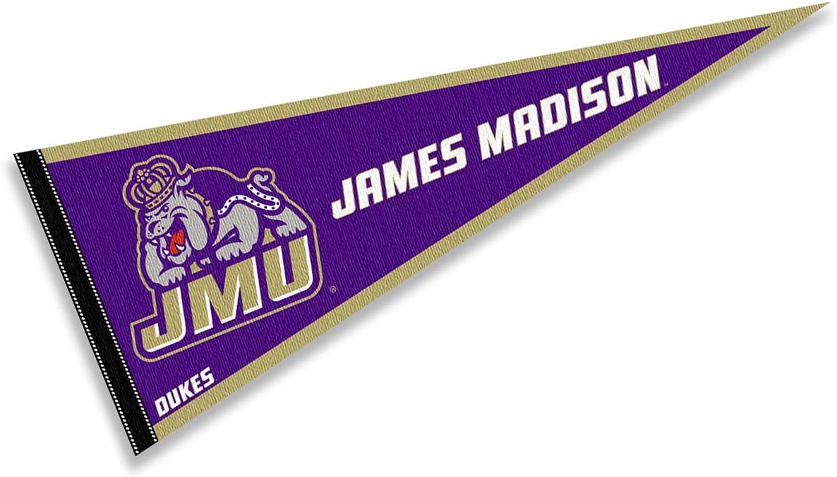 James Madison Dukes Pennant Full Size Felt