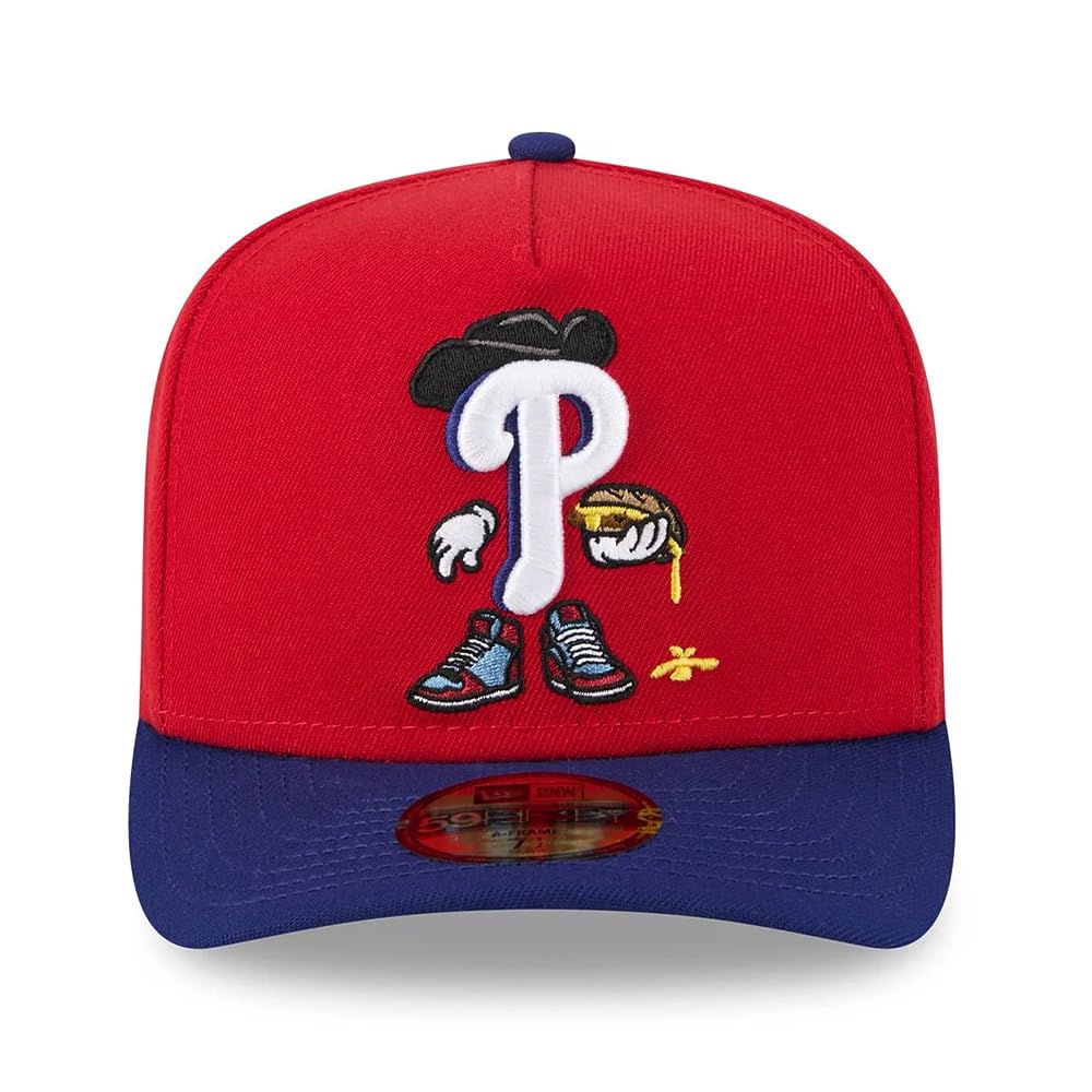 New Era Philadelphia Phillies 59FIFTY Cartoon Fitted A-Frame Cap Hat