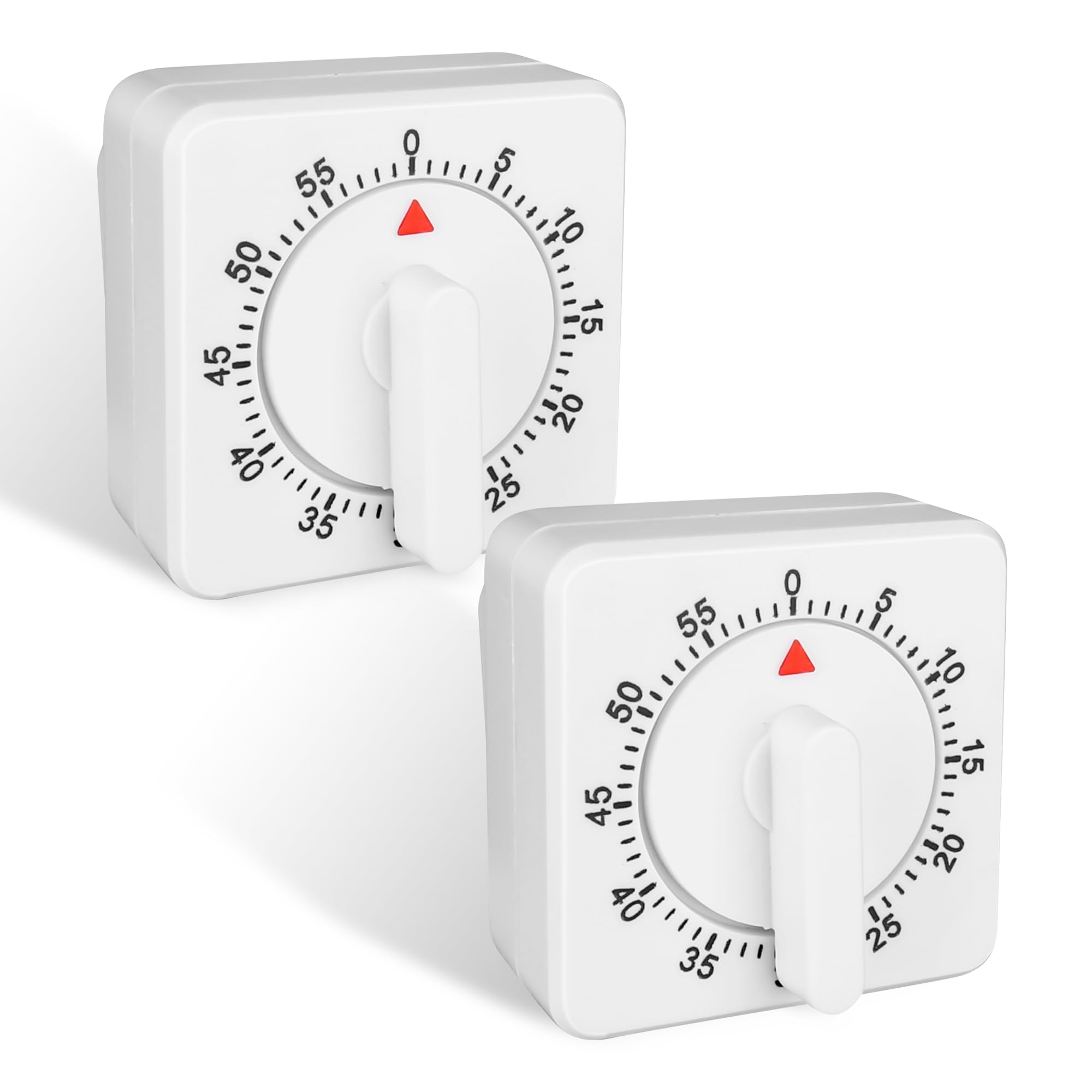 Timer Da Cucina Magnetico 60 Minuti - Sveglia Meccanica Senza Batterie Per Uova, Sport E Studio - Allarme Forte 70dB