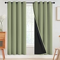 Vista 149 de SimpleHome - Cortinas opacas 100% para recámara, cortinas de ventana con ojales beige, con aislamiento térmico, cortinas de oscurecimiento