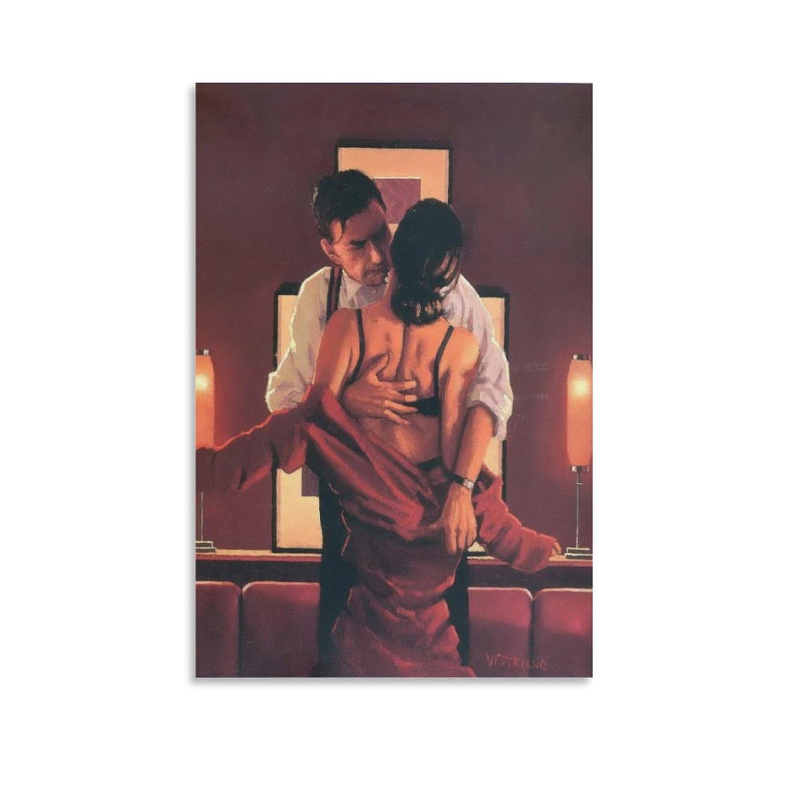 The Embrace of The Spider by jack_vettriano Wall Art Prints Poster Artworks Canvas Poster Wall Art Prints Home Modern Decor 20x30inch(50x75cm) — image 1