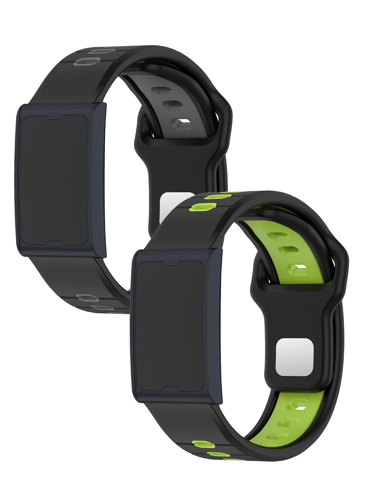 Sport Band Compatible with Amazfit Helio Strap Fitness Tracker Wristband Ultra Soft Liquid Silicone Breathable and Sweat Proof, Quick Detachable Design,2 pack.-picture-27