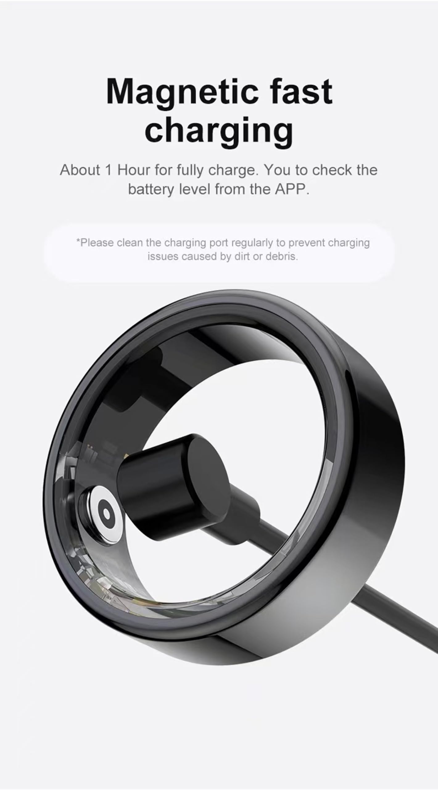 Anillo inteligente, anillo de salud Bluetooth para mujeres y hombres, resistente al agua, rastreador de fitness, monitor de frecuencia cardíaca, oxígeno y sangre, oro rosa #7