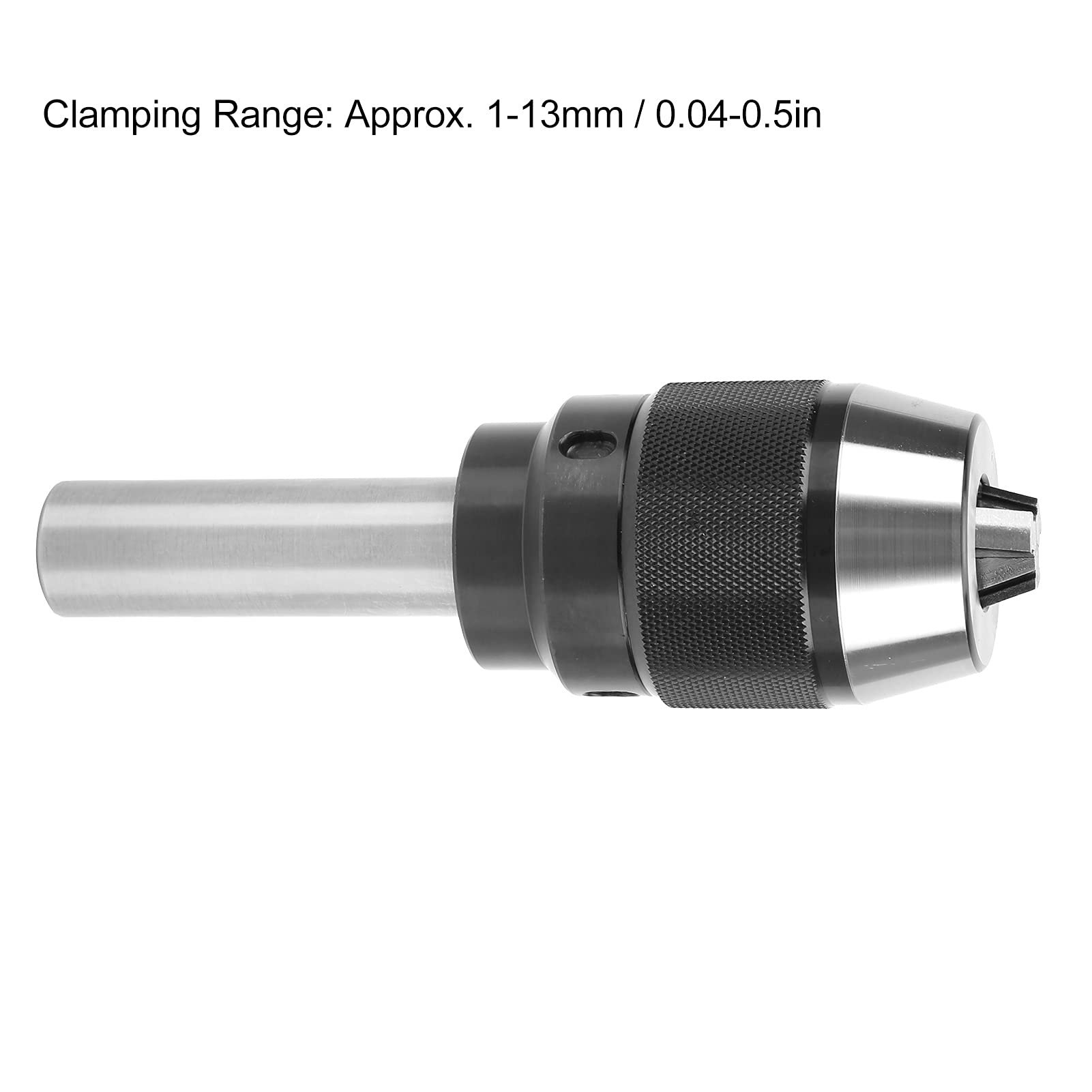 Bohrer Chuck Schnellspannbohrfutter, Schlüsselloser Bohrfutter Adapter, geradlinige Schaftmühlenmaschine Collet mit APU16 C25 Spannfutter für Fräsmaschinen, Hochpräzise Aus 40CR Material