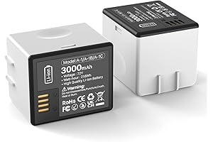 2 Pack 3000mAh Rechargeable Battery for Arlo Pro & Pro 2