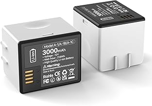 2 Pack 3000mAh for Arlo Battery, 2025 Upgrade 7.2V Rechargeable High Capacity Lithium Battery for Arlo Pro Camera