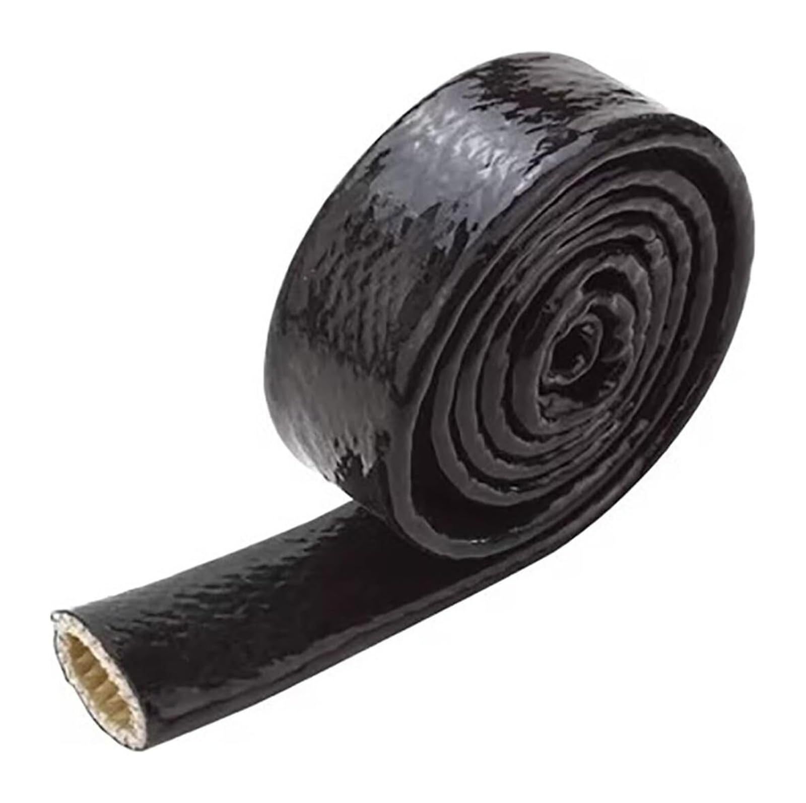 Manguito protector térmico, manguito de fibra de vidrio de 1 m, manguito protector térmico de fibra de vidrio recubierto de silicona for mangueras y cableado eléctrico(35mm)