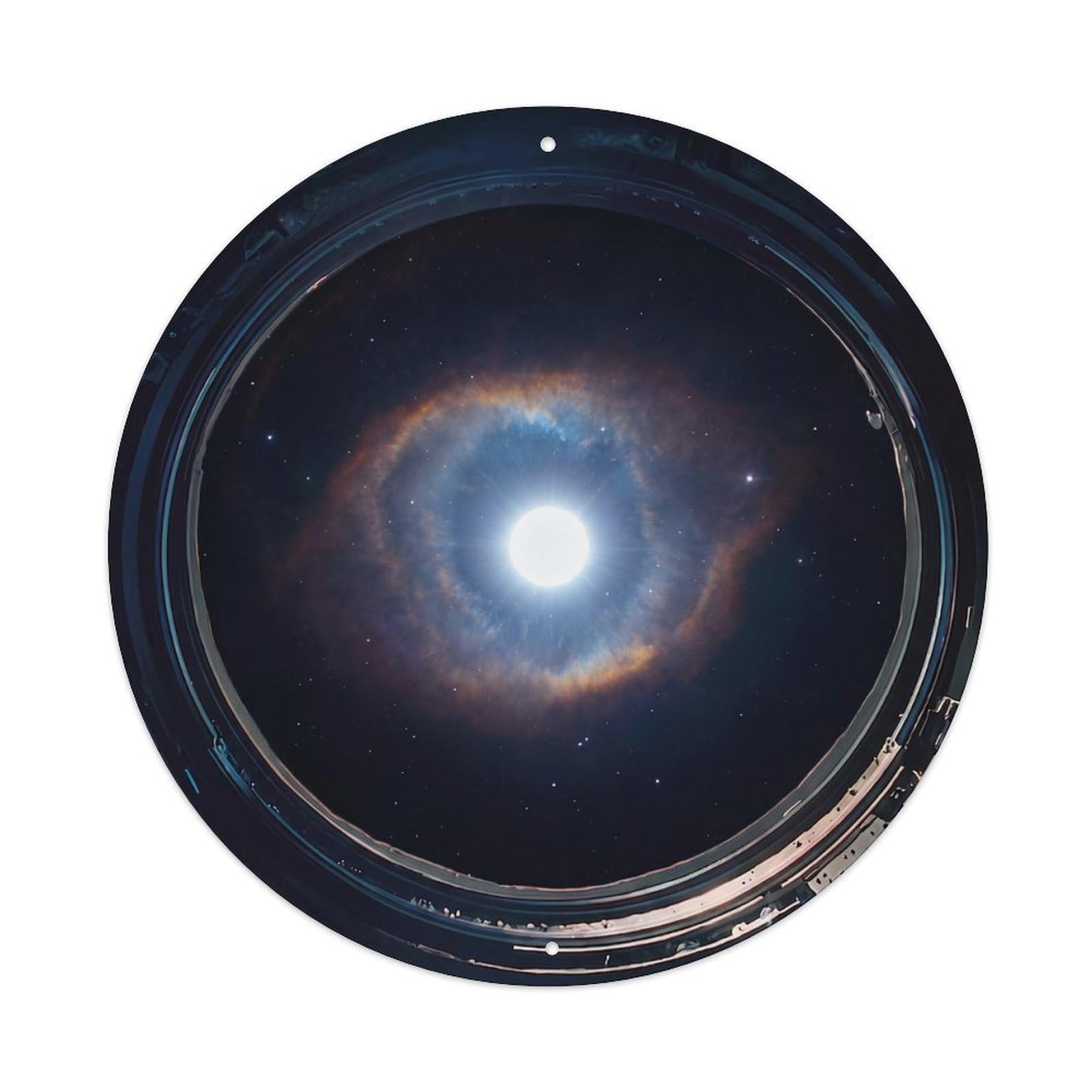 White Dwarf Star Porthole View Metal Tin Sign