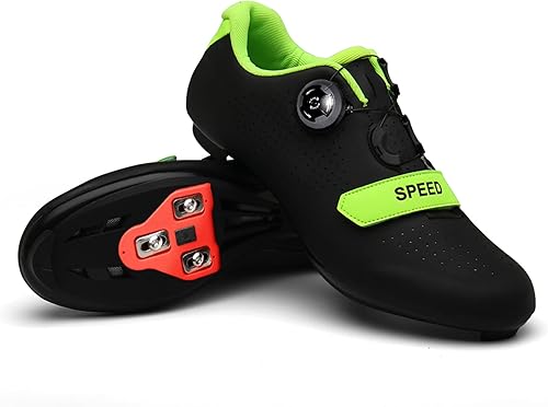 Supnumu Zapatos de ciclismo para hombre y mujer compatibles con peloton Look Delta tacos y SPD para bicicleta de carretera al aire libre