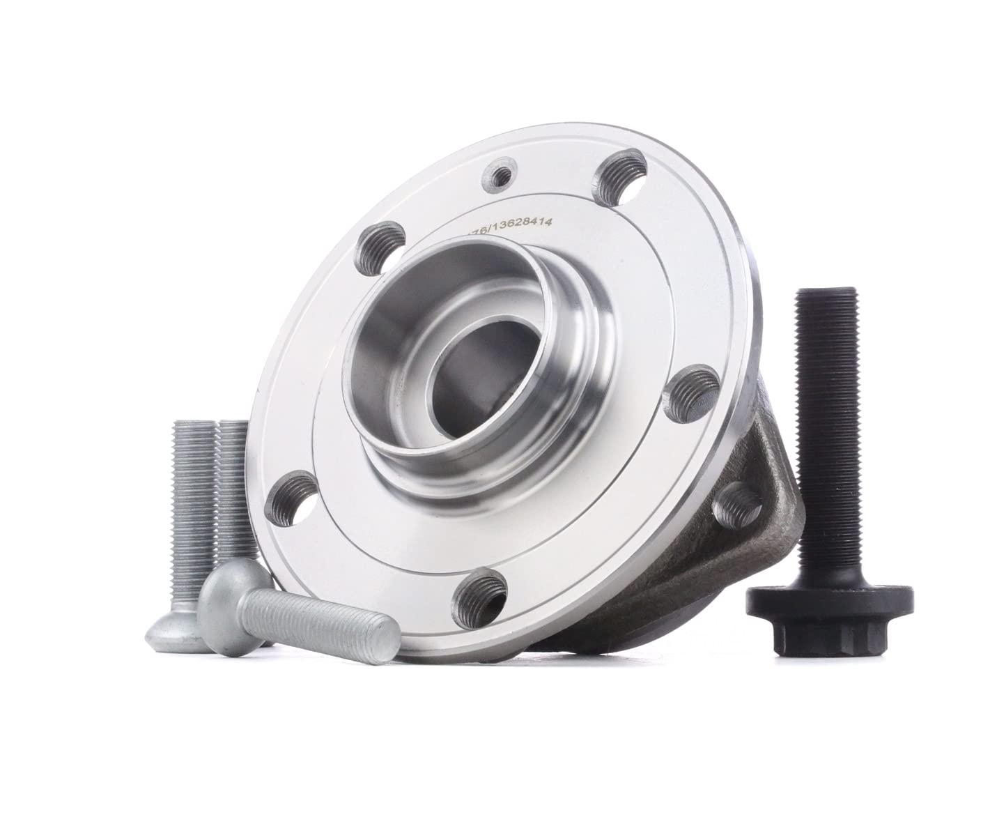 RIDEX 654W0683 Juego de cojinete de rueda Delantero, ambos lados con buje de rueda con tornillos Compatible con VW Golf 7 Hatchback 5G1, BQ1, BE1, BE2