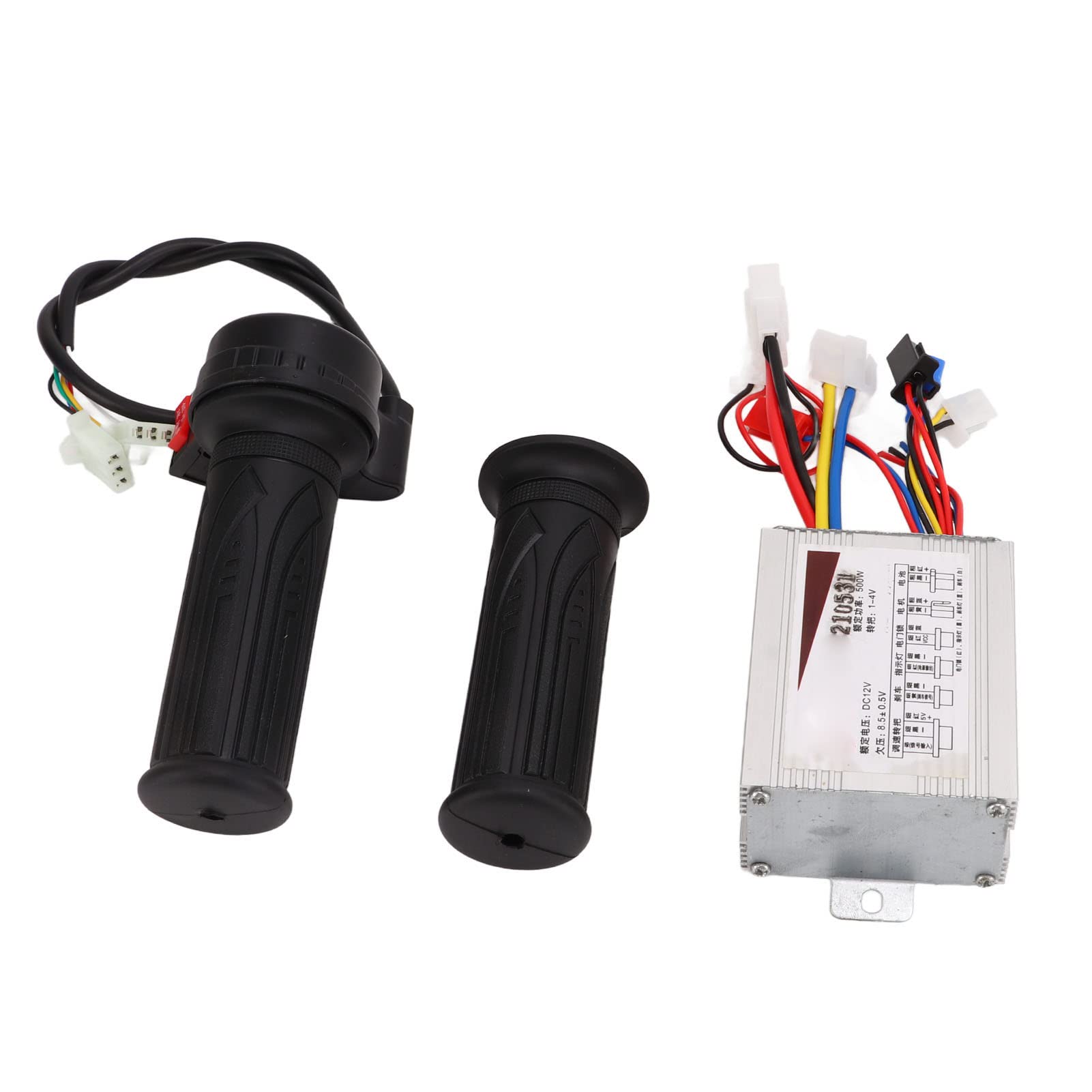 Kit de Contrôleur de Vélo 12V 500W DC Moteur Brushed Controller Trois Vitesses Poignée d'Accélérateur pour Vélo électrique Scooter