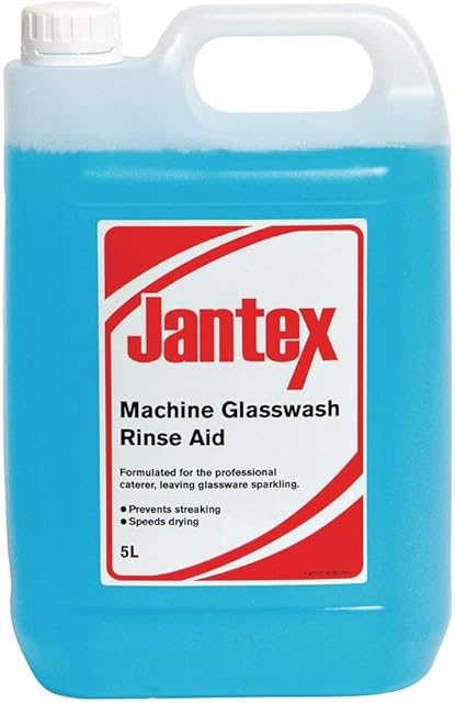 Jantex CF979 Jantex Glass Wash Rinse Aid, 1 L x 5 L